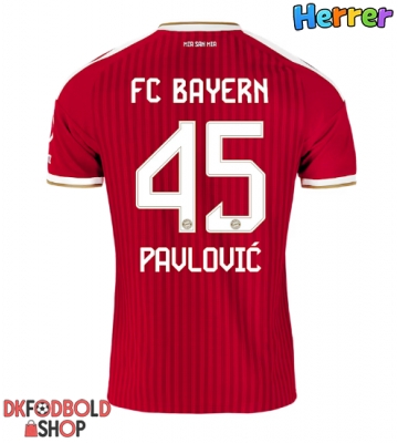 Bayern Munich Aleksandar Pavlovic #45 Hjemmebanetrøje 2026-27 Kort ærmer Bayern Munich Aleksandar Pavlovic #45 Hjemmebanetrøje 2026-27 Kort ærmer